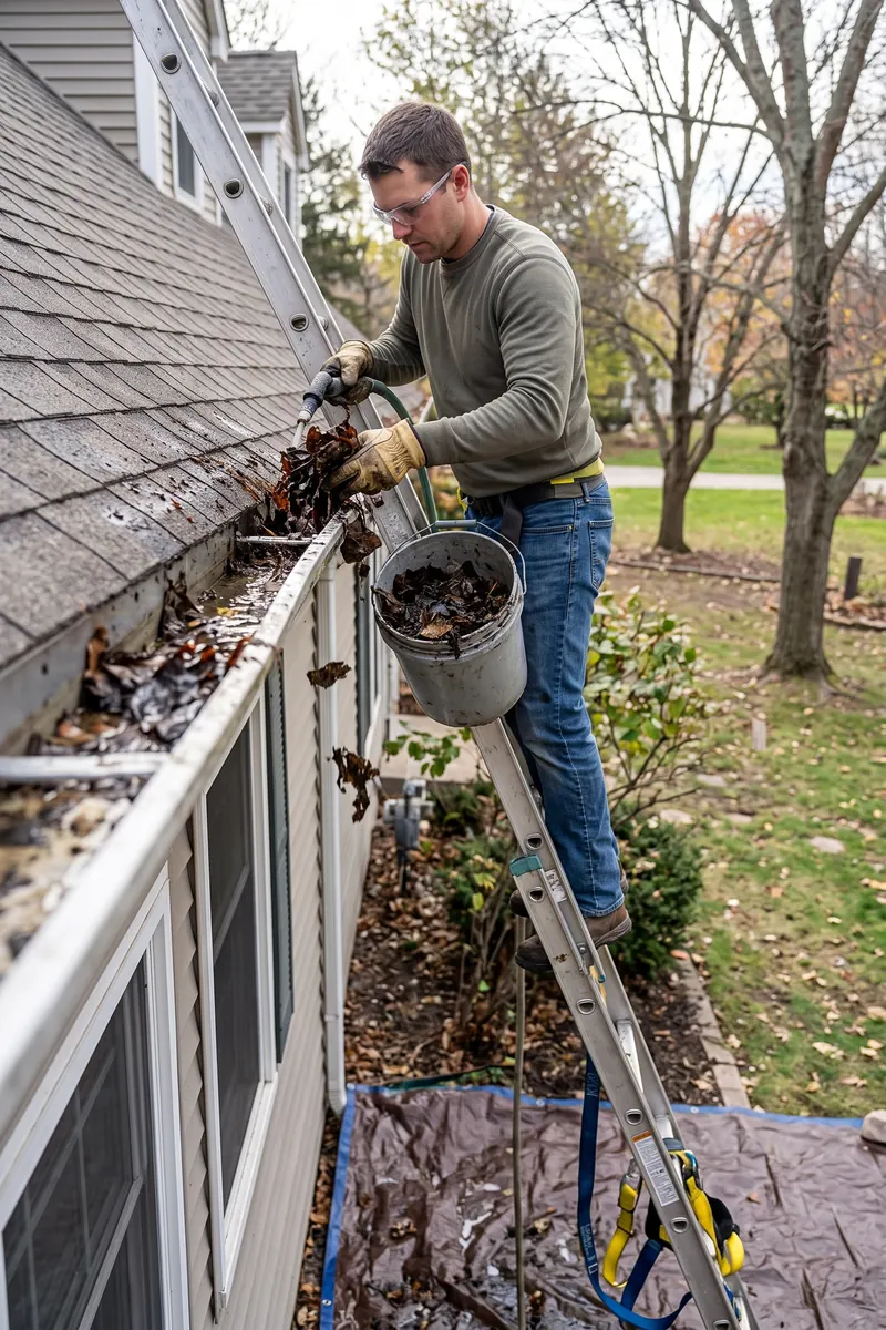 Gutter cleaning