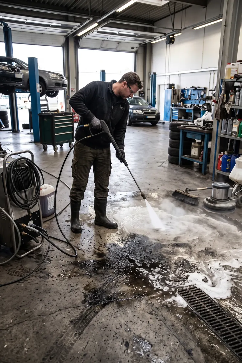 Oil & grease cleaning